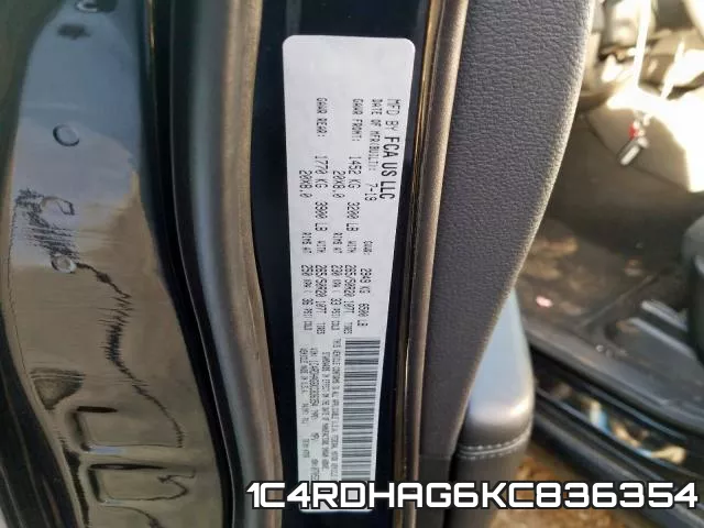 1C4RDHAG6KC836354 фото 2