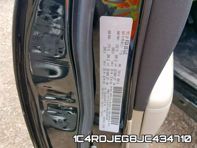 1C4RDJEG8JC434710 фото 2
