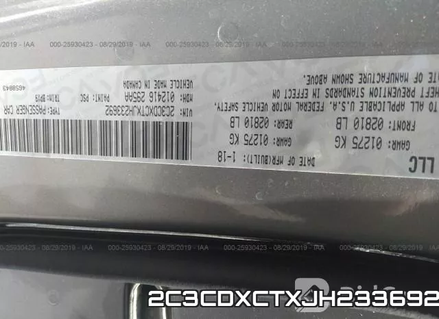 2C3CDXCTXJH233692 фото 5
