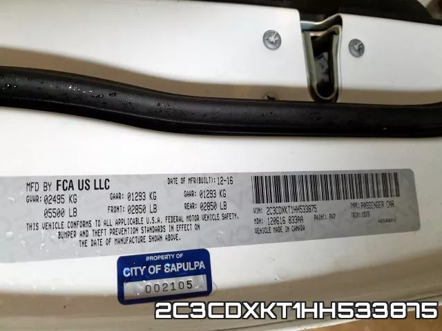 2C3CDXKT1HH533875 фото 2