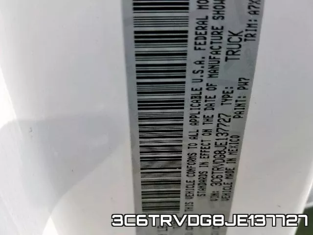 3C6TRVDG8JE137727 фото 2