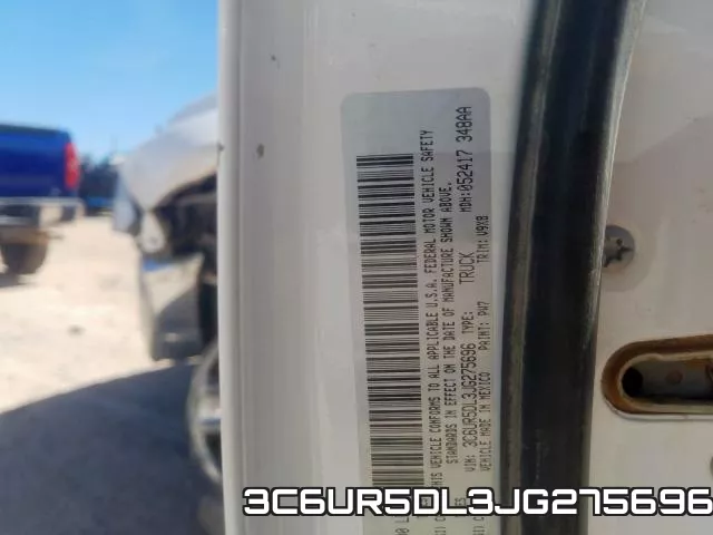 3C6UR5DL3JG275696 фото 2