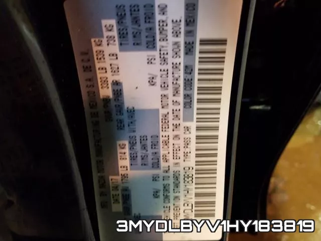 3MYDLBYV1HY183819 фото 2