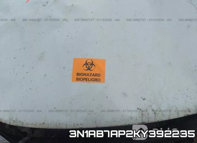 3N1AB7AP2KY392235 фото 2