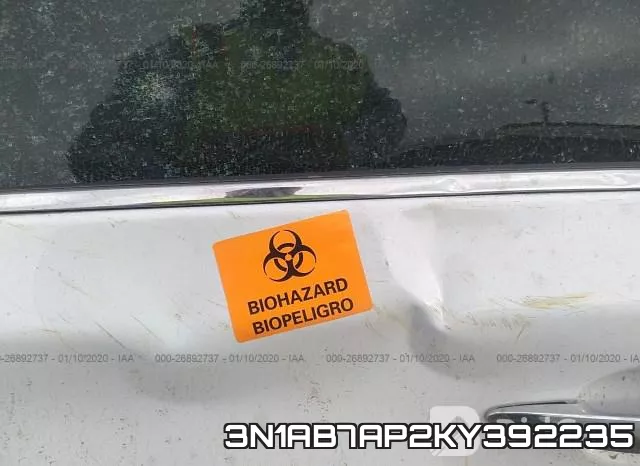 3N1AB7AP2KY392235 фото 8