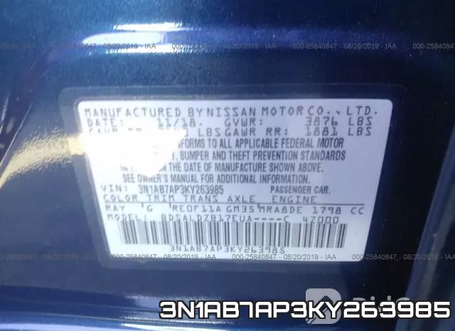 3N1AB7AP3KY263985 фото 10