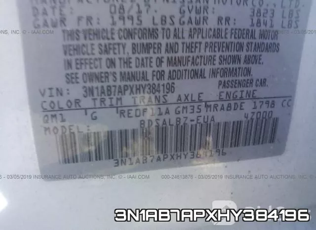 3N1AB7APXHY384196 фото 10