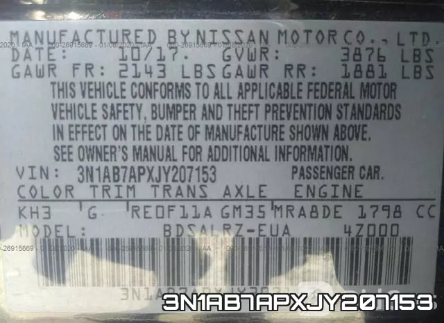 3N1AB7APXJY207153 фото 10