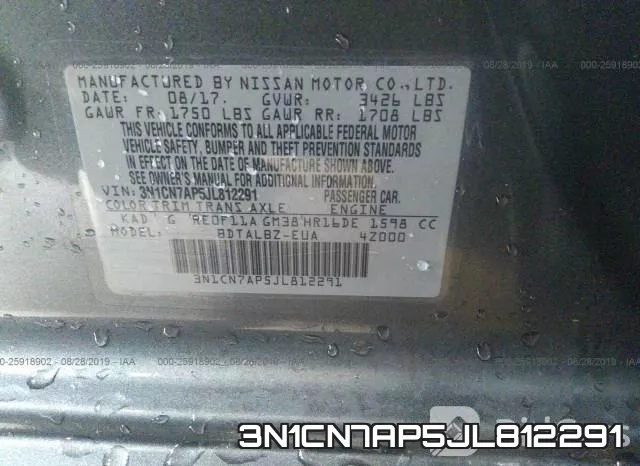 3N1CN7AP5JL812291 фото 10