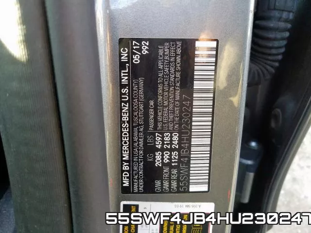 55SWF4JB4HU230247 фото 2