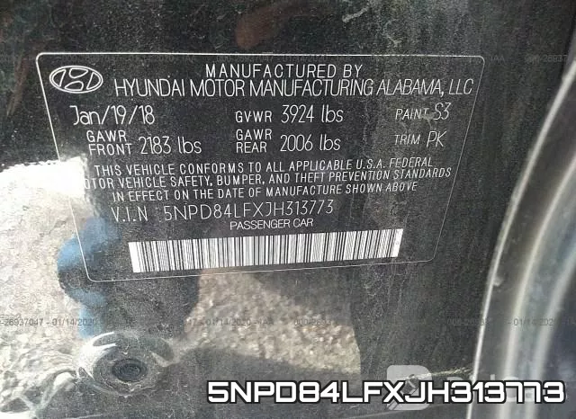 5NPD84LFXJH313773 фото 5