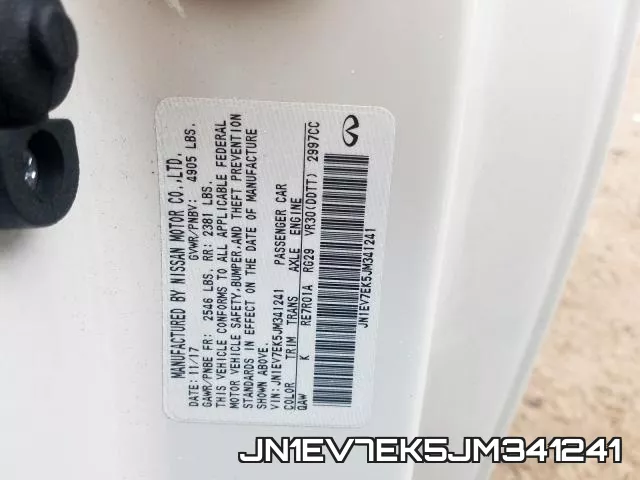 JN1EV7EK5JM341241 фото 2