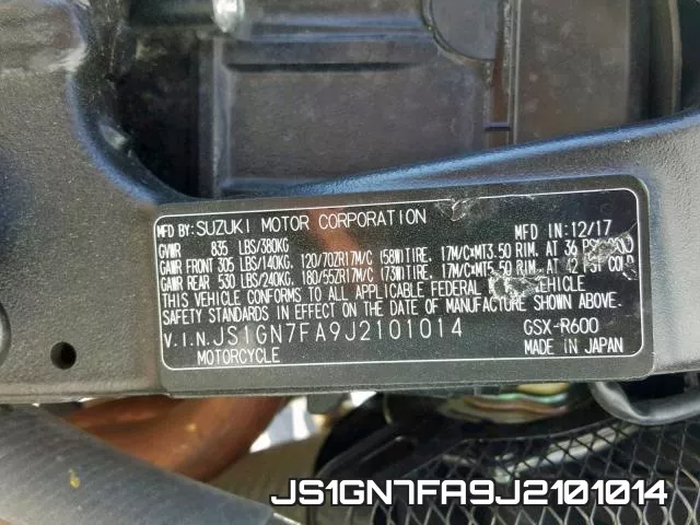 JS1GN7FA9J2101014 фото 2