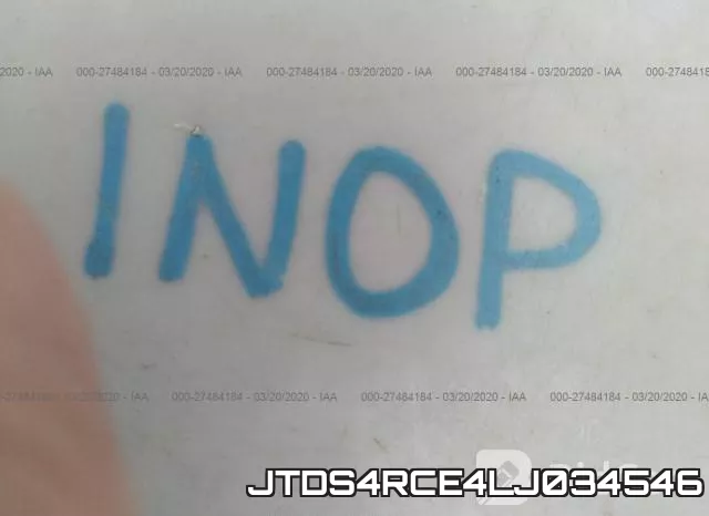 JTDS4RCE4LJ034546 фото 8