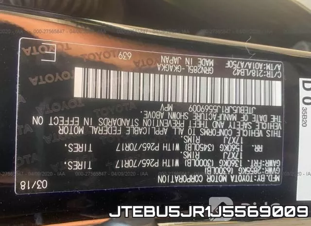 JTEBU5JR1J5569009 фото 9