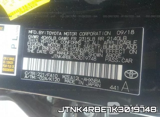 JTNK4RBE7K3019748 фото 4