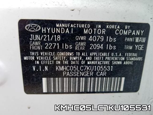 KMHC05LC7KU105531 фото 2