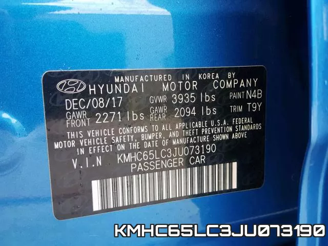 KMHC65LC3JU073190 фото 2