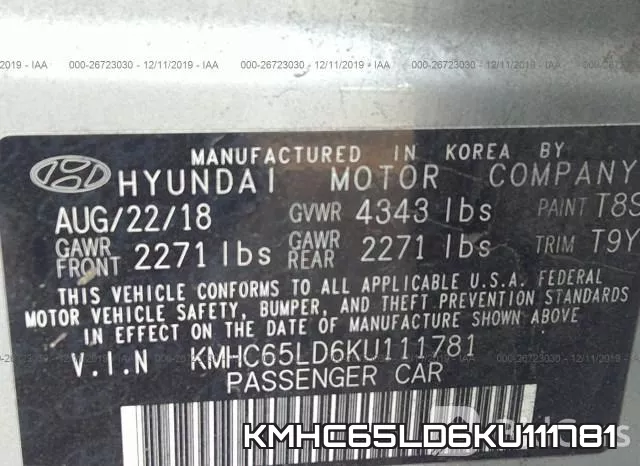 KMHC65LD6KU111781 фото 10