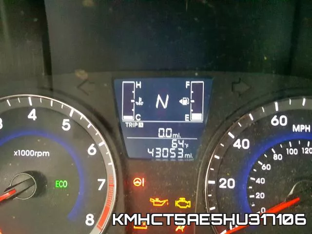 KMHCT5AE5HU317106 фото 9