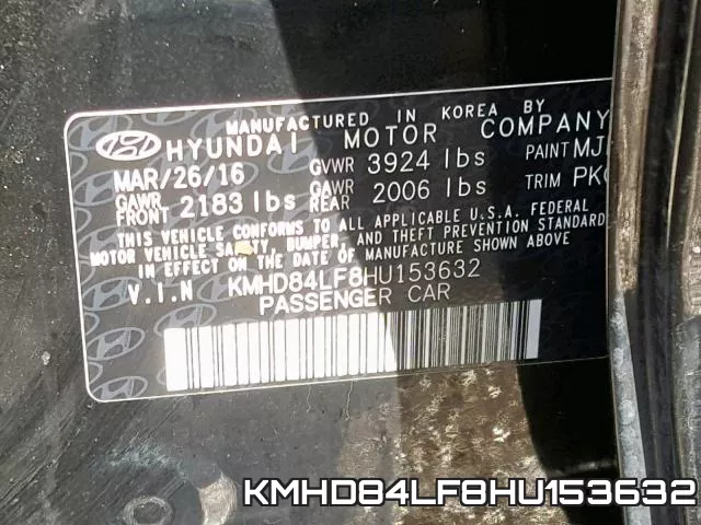 KMHD84LF8HU153632 фото 2
