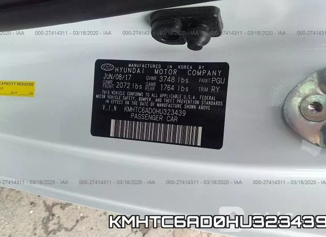 KMHTC6AD0HU323439 фото 10