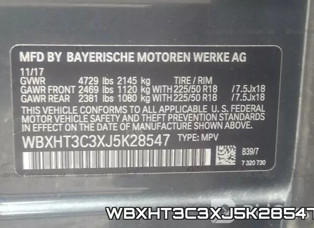WBXHT3C3XJ5K28547 фото 7