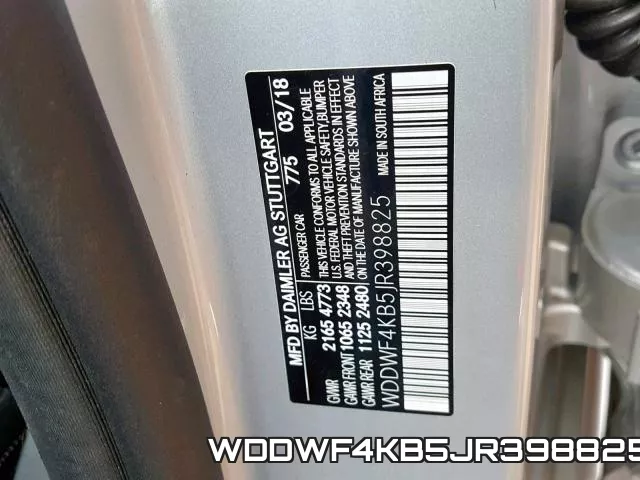 WDDWF4KB5JR398825 фото 2