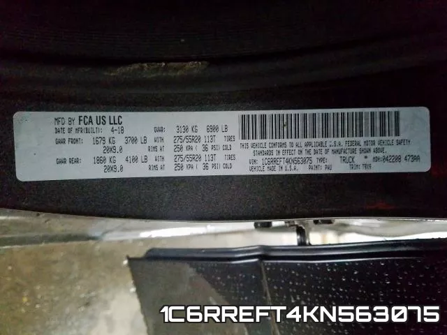 1C6RREFT4KN563075 фото 2