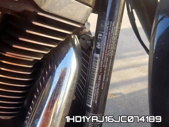 1HD1YAJ16JC074189 фото 2