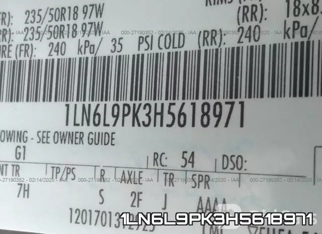 1LN6L9PK3H5618971 фото 7