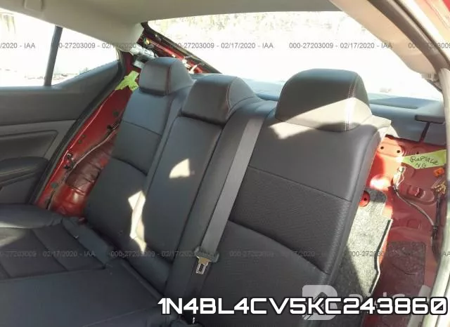 1N4BL4CV5KC243860 фото 9