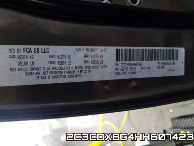 2C3CDXBG4HH607423 фото 2