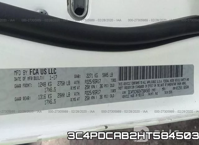 3C4PDCAB2HT584503 фото 4