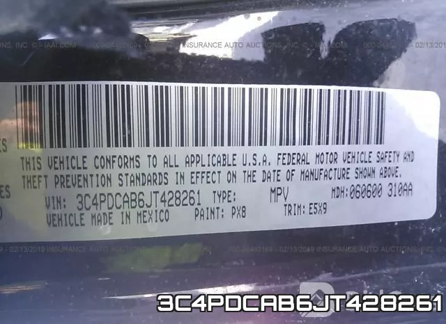 3C4PDCAB6JT428261 фото 7