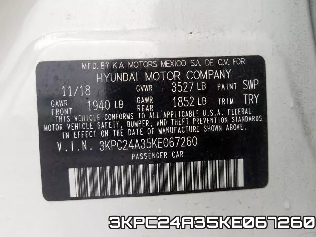 3KPC24A35KE067260 фото 2