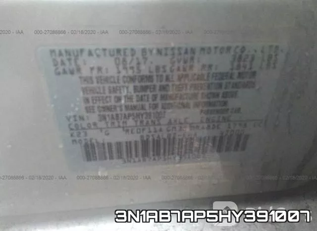 3N1AB7AP5HY391007 фото 10
