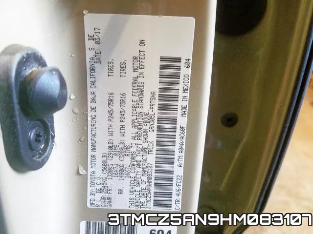 3TMCZ5AN9HM083107 фото 2