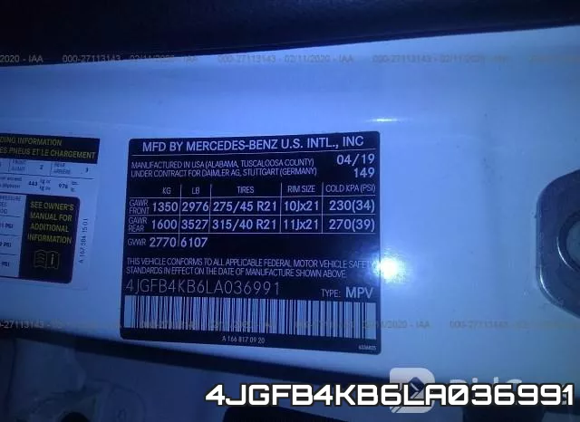 4JGFB4KB6LA036991 фото 10