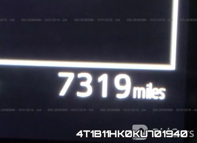 4T1B11HK0KU701940 фото 7
