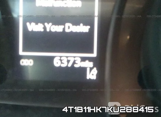 4T1B11HK7KU288415 фото 6