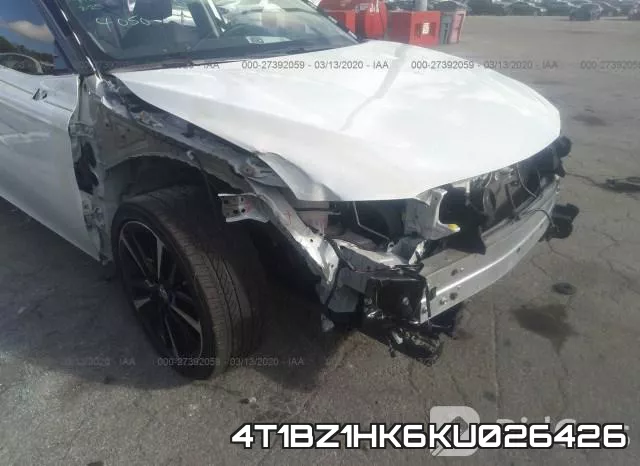 4T1BZ1HK6KU026426 фото 6