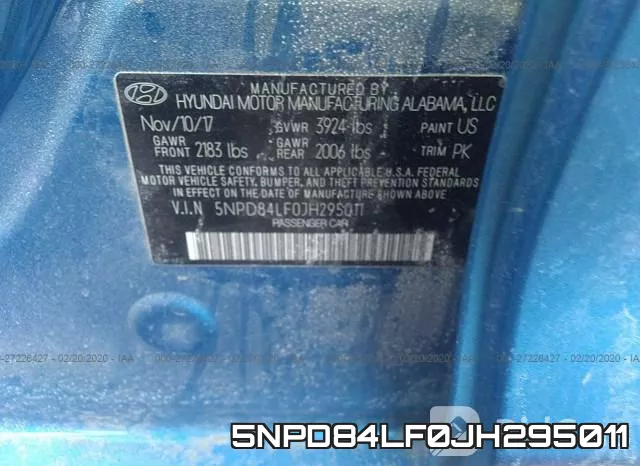 5NPD84LF0JH295011 фото 10
