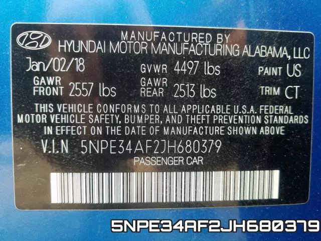 5NPE34AF2JH680379 фото 2