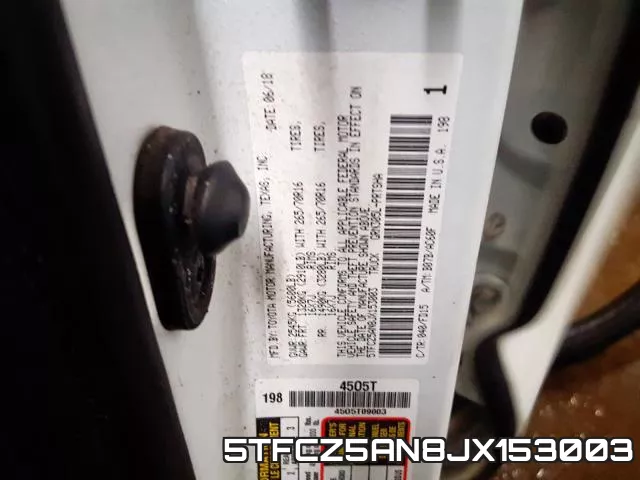 5TFCZ5AN8JX153003 фото 2