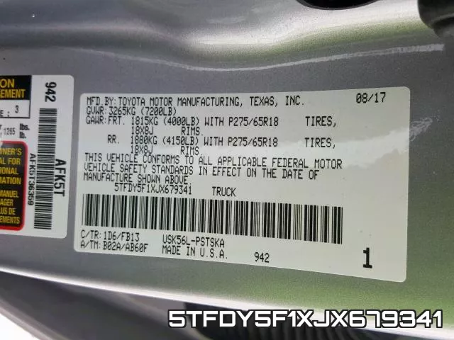 5TFDY5F1XJX679341 фото 2