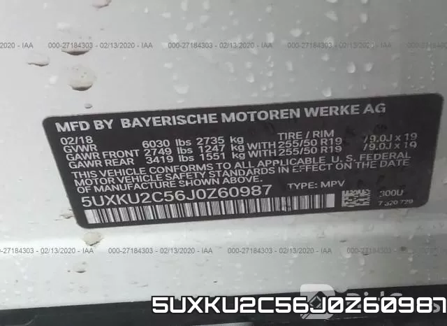 5UXKU2C56J0Z60987 фото 10