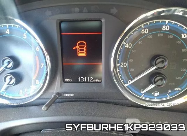 5YFBURHE1KP923033 фото 8