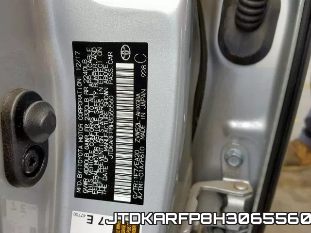 JTDKARFP8H3065560 фото 2