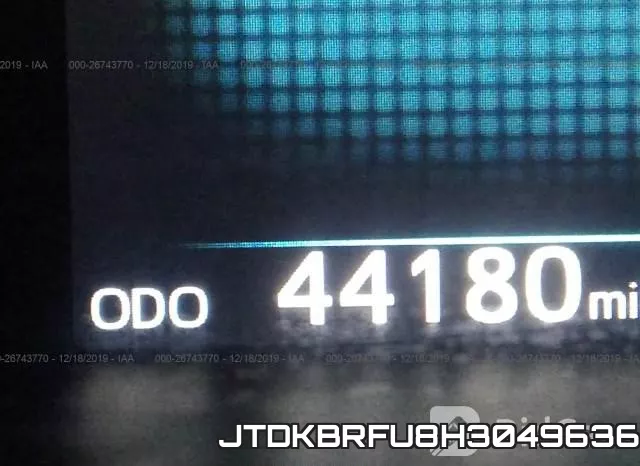 JTDKBRFU8H3049636 фото 8